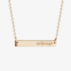UChicago Horizontal Bar Necklace