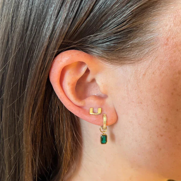 UMiami Logo Stud Earrings