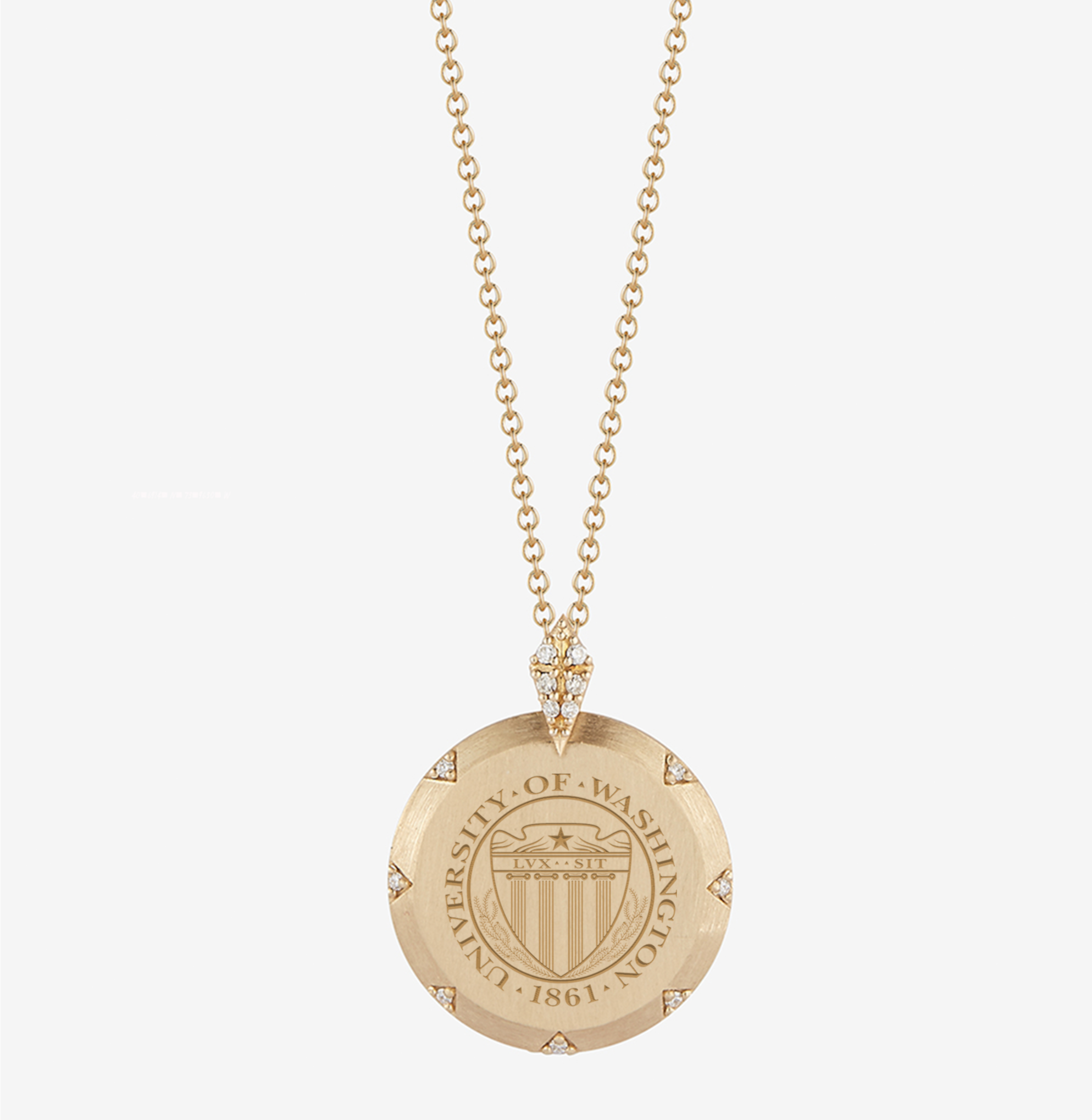 Washington 7-Point Diamond Pendant