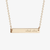 Utah Horizontal Bar Necklace