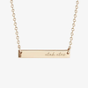 Utah Horizontal Bar Necklace