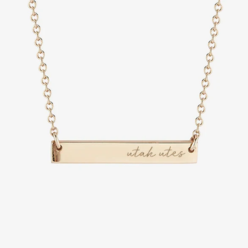 Utah Horizontal Bar Necklace