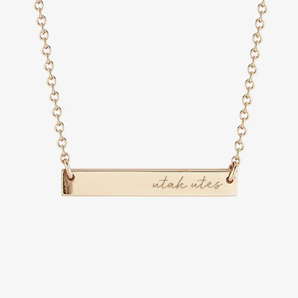 Utah Horizontal Bar Necklace