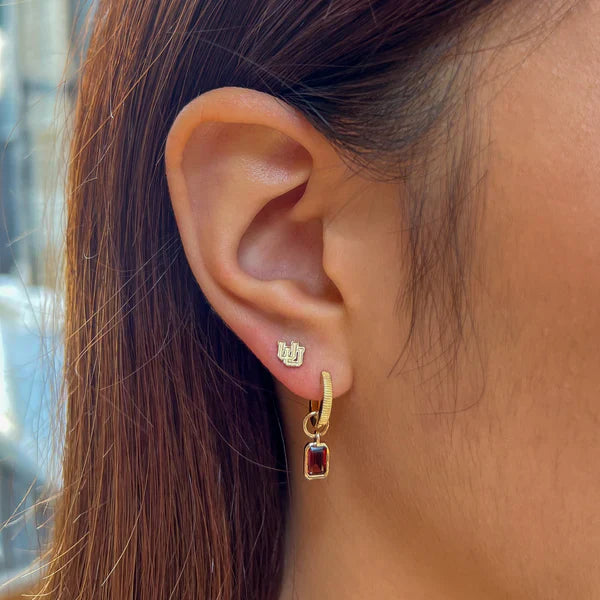 Utah Logo Stud Earrings