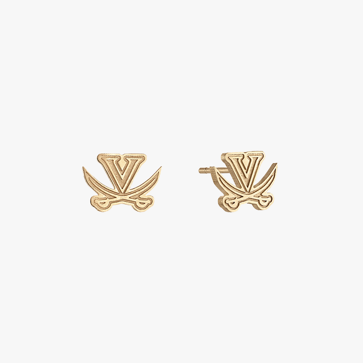 UVA V-Sabre Stud Earring