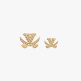 UVA V-Sabre Stud Earrings
