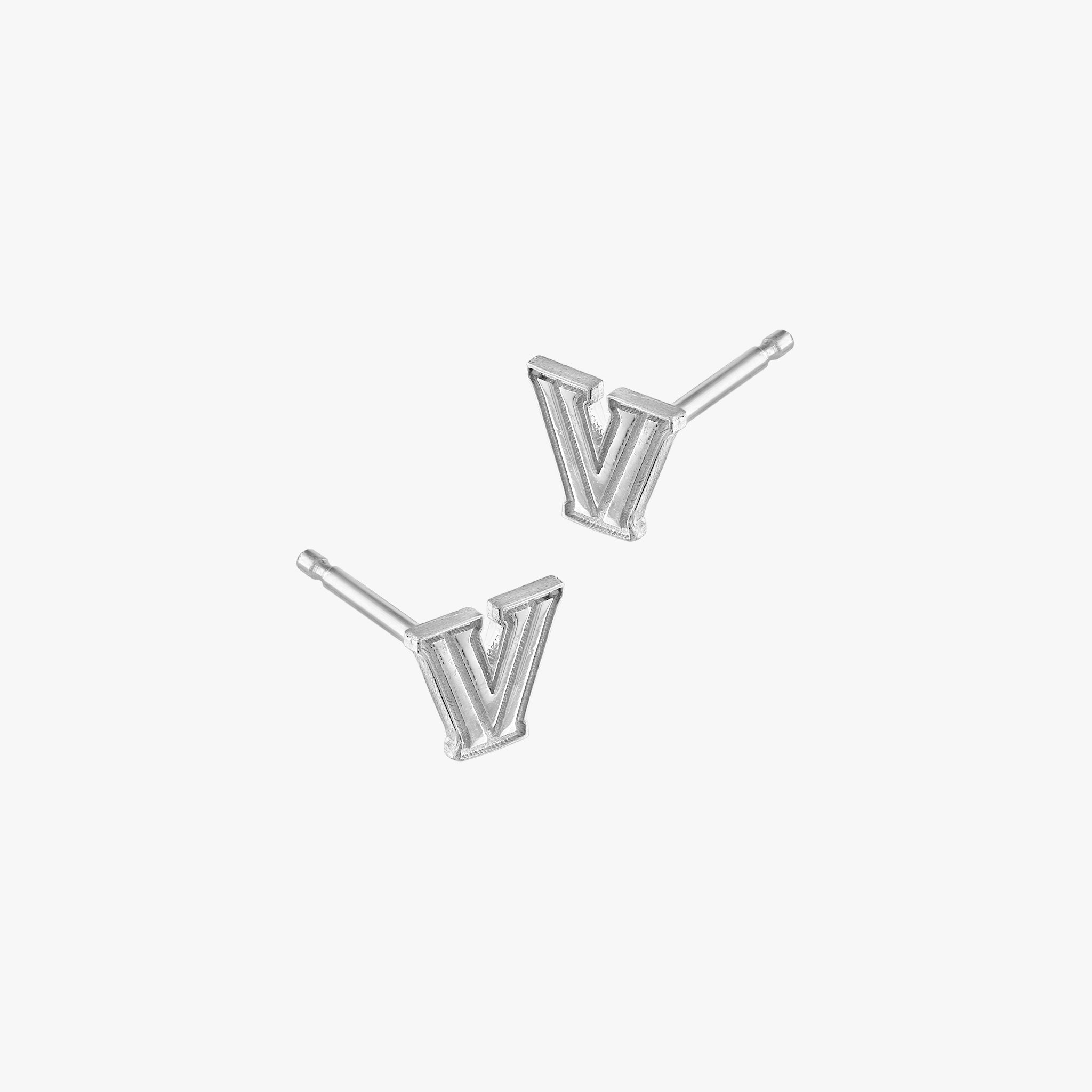 Villanova Logo Stud Earrings