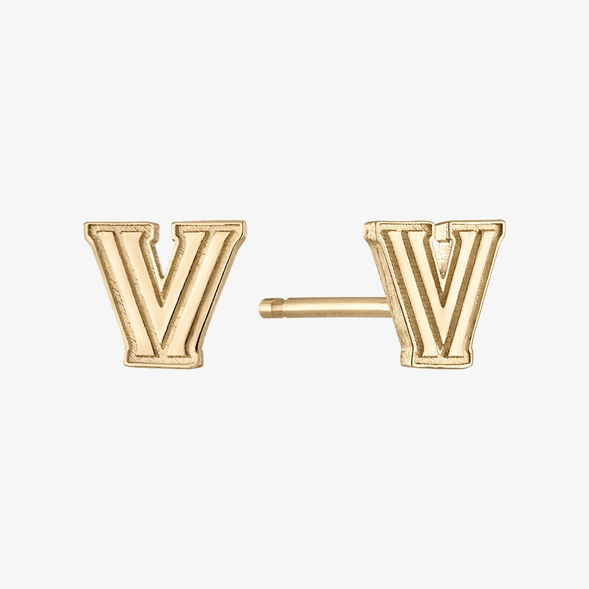 Villanova Logo Stud Earrings