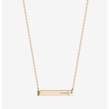 Vanderbilt Vandy Horizontal Bar Necklace