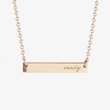 Vanderbilt Vandy Horizontal Bar Necklace