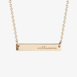 Villanova Horizontal Bar Necklace
