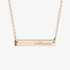 Villanova Horizontal Bar Necklace
