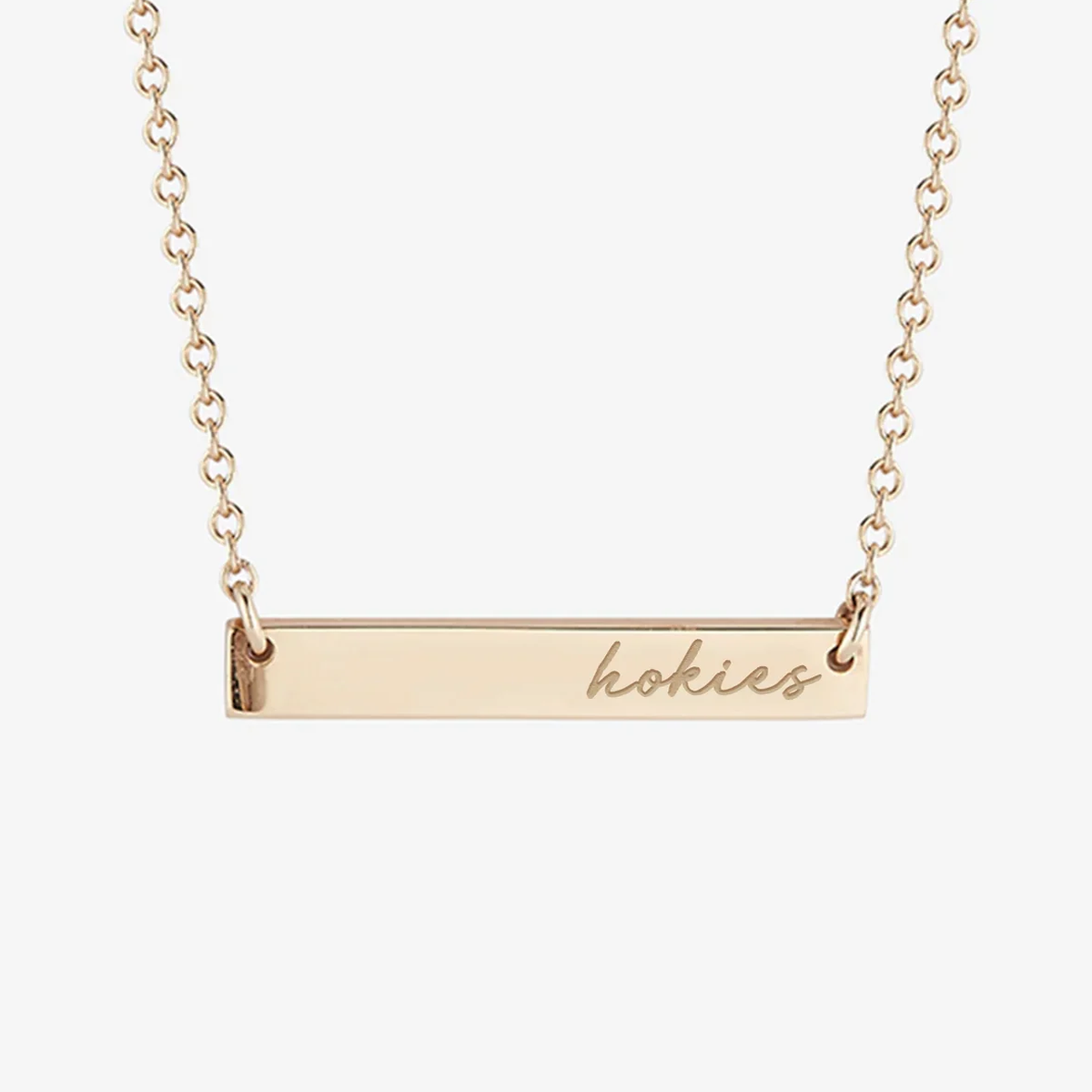 Virginia Tech Hokies Horizontal Bar Necklace