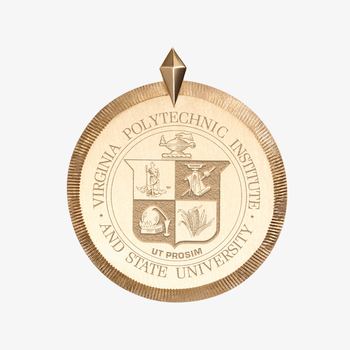 Virginia Tech Florentine Pendant