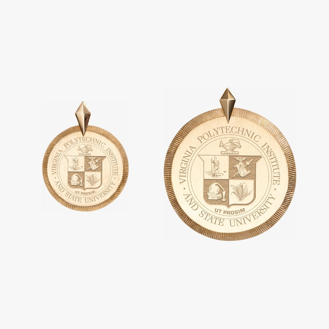 Virginia Tech Florentine Pendant