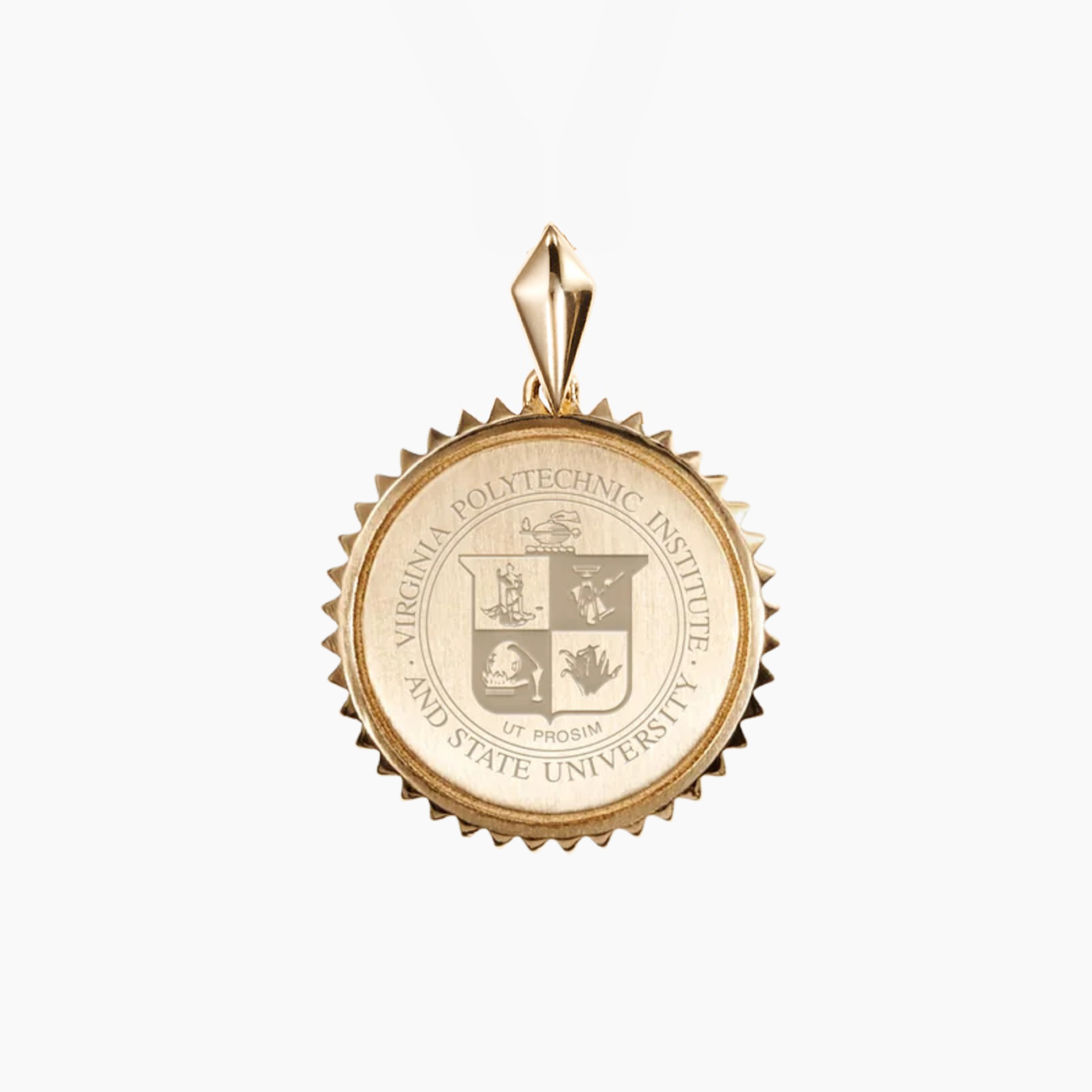 Virginia Tech Sunburst Pendant