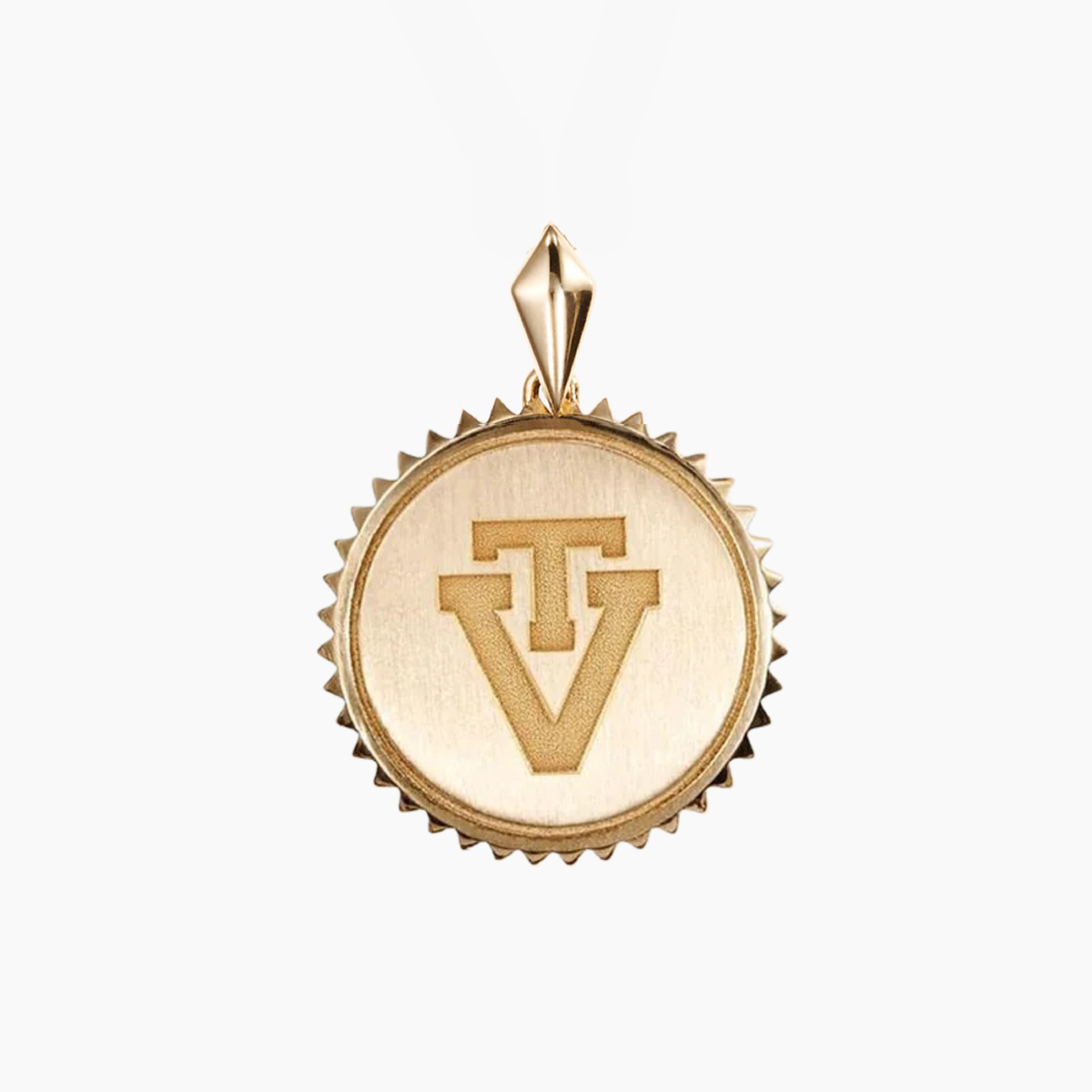 Virginia Tech Vintage Sunburst Pendant