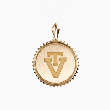 Virginia Tech Vintage Sunburst Pendant