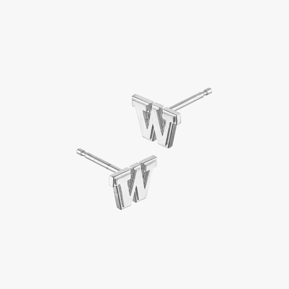 Washington Logo Stud Earrings