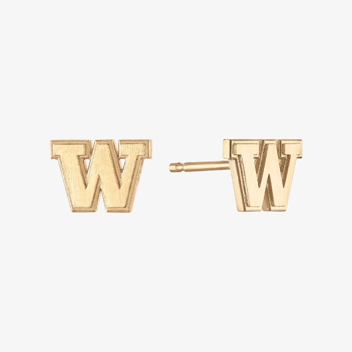Washington Logo Stud Earrings