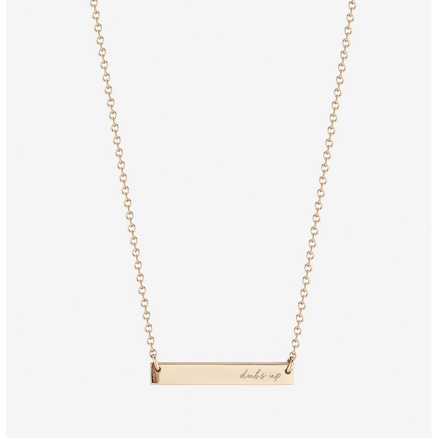 Washington Dubs Up Horizontal Bar Necklace
