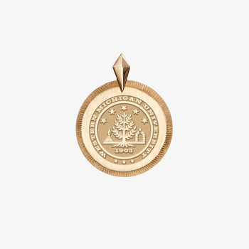 Western Michigan Florentine Pendant Petite