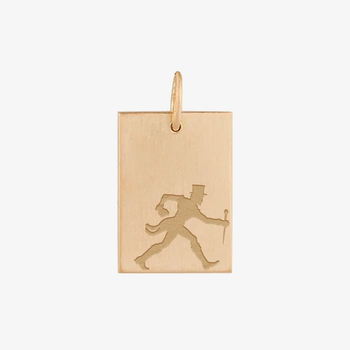 Wake Forest Walking Deacon Rectangle Pendant