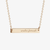 Wake Forest Horizontal Bar Necklace