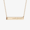 Wake Forest Horizontal Bar Necklace
