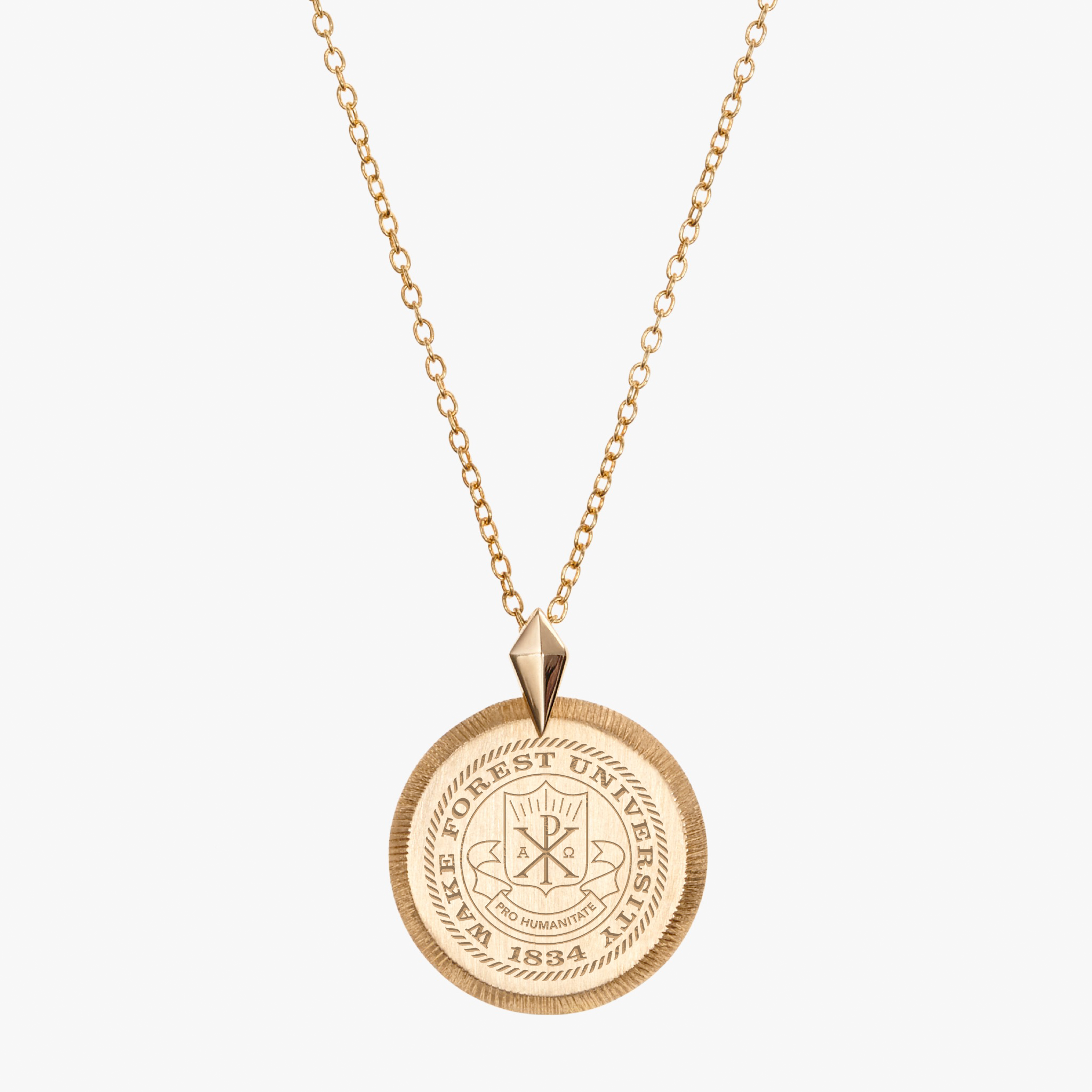 Wake Forest Seal Florentine Pendant