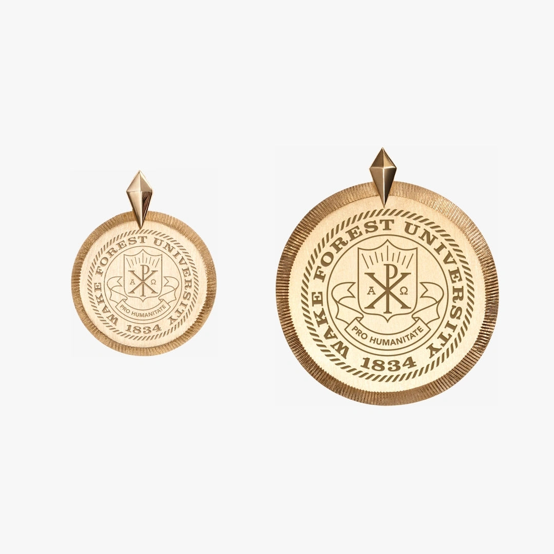 Wake Forest Seal Florentine Pendant