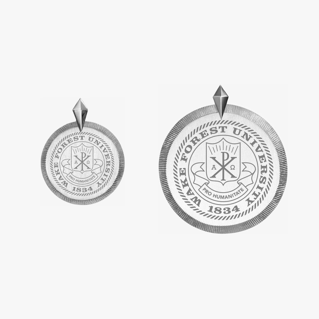 Wake Forest Seal Florentine Pendant