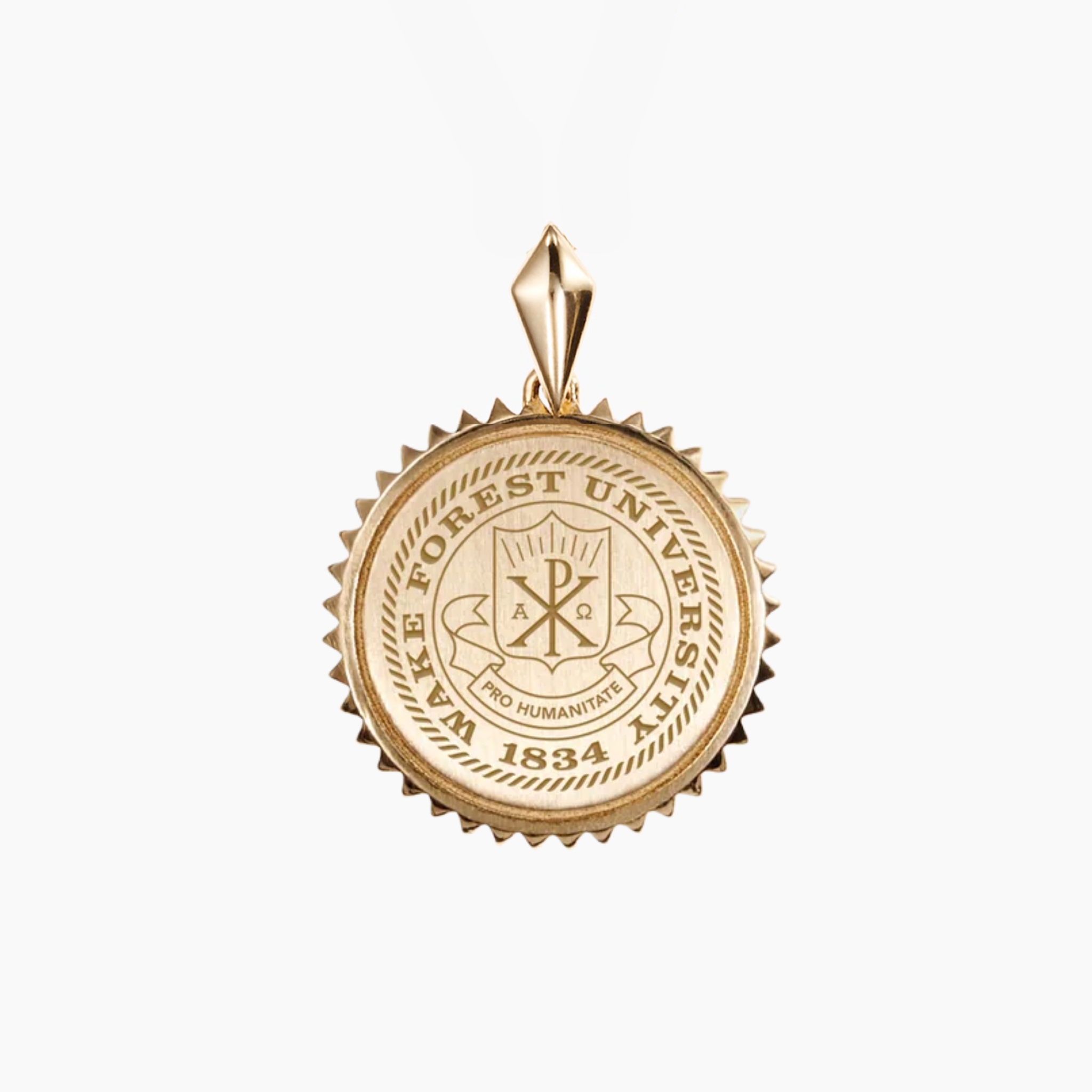 Wake Forest Seal Sunburst Pendant