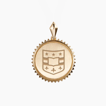 WashU Shield Sunburst Pendant
