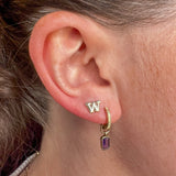 Washington Logo Stud Earrings