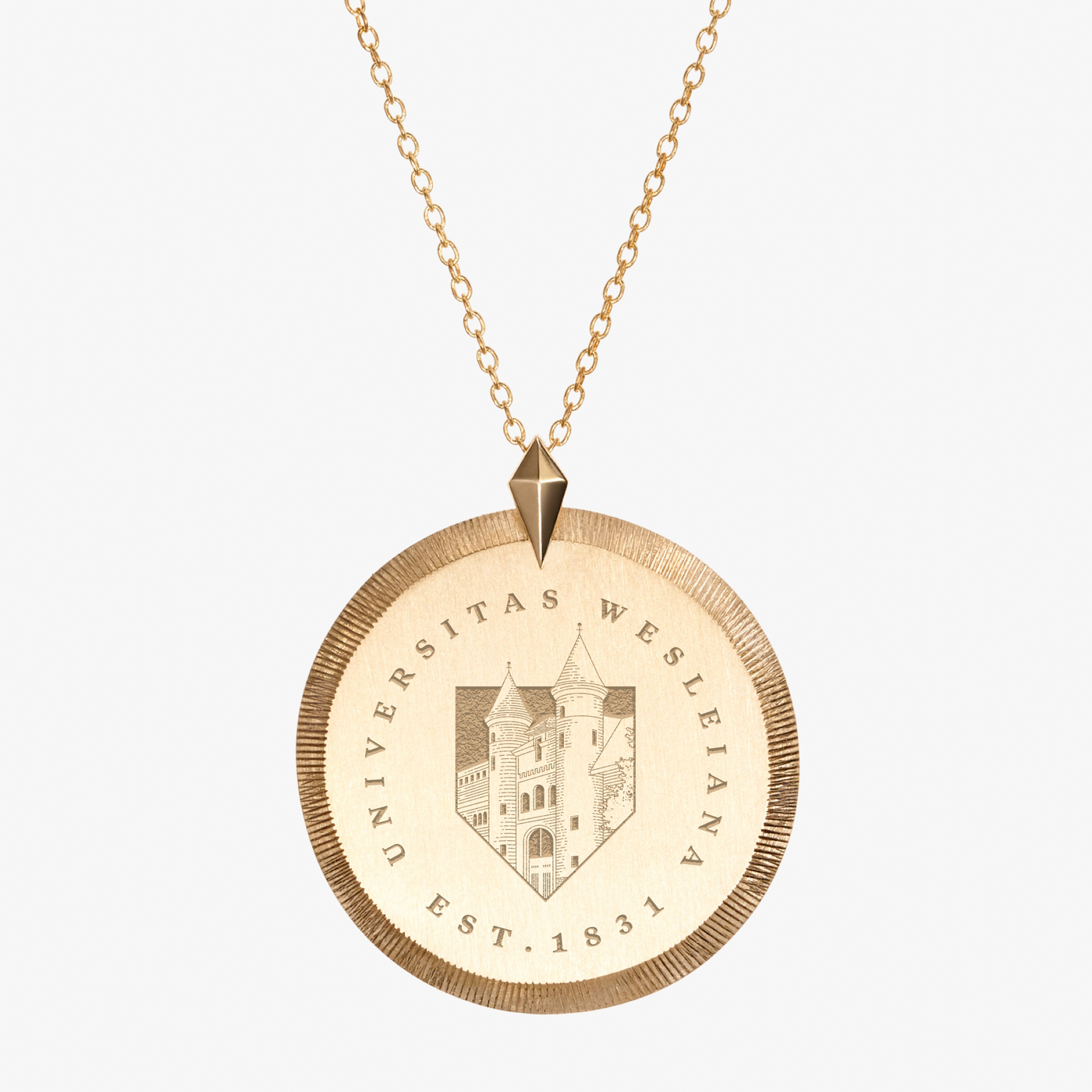 Wesleyan Florentine Pendant