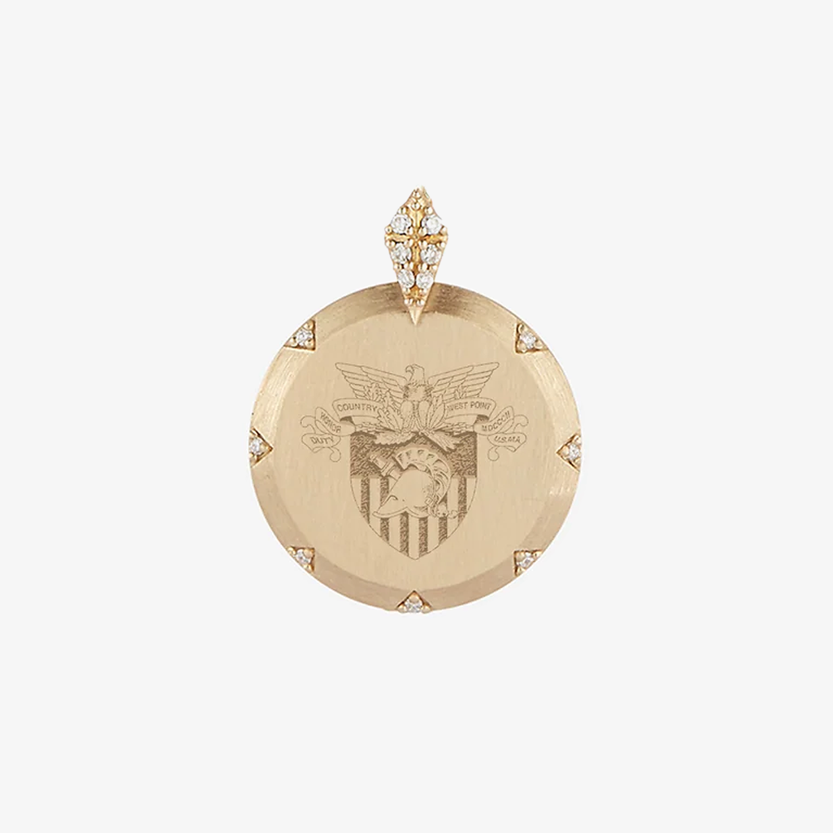 West Point 7-Point Diamond Pendant