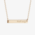 West Point Beat Navy Horizontal Bar Necklace