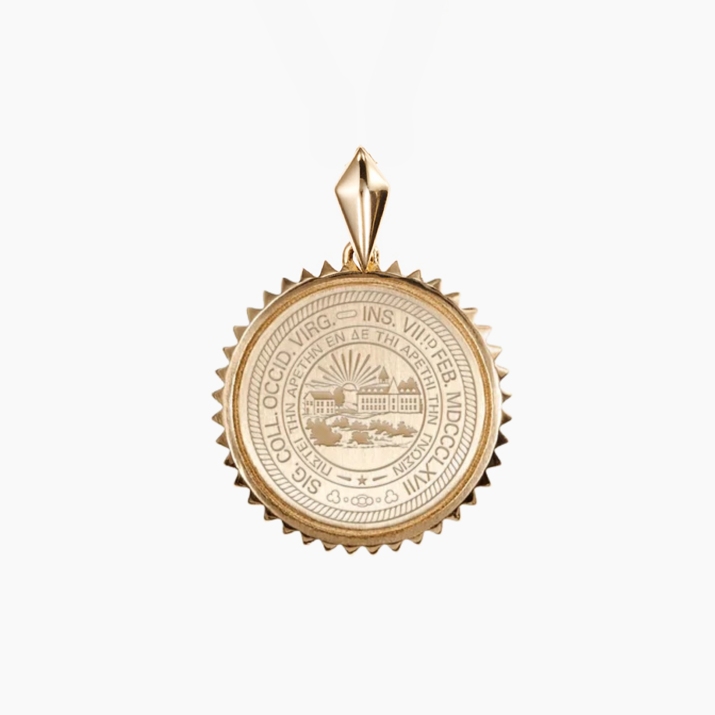 West Virginia Sunburst Pendant