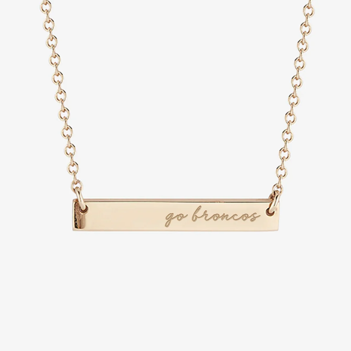 Western Michigan Horizontal Bar Necklace