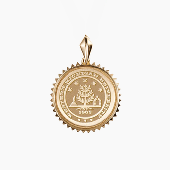Western Michigan Sunburst Pendant