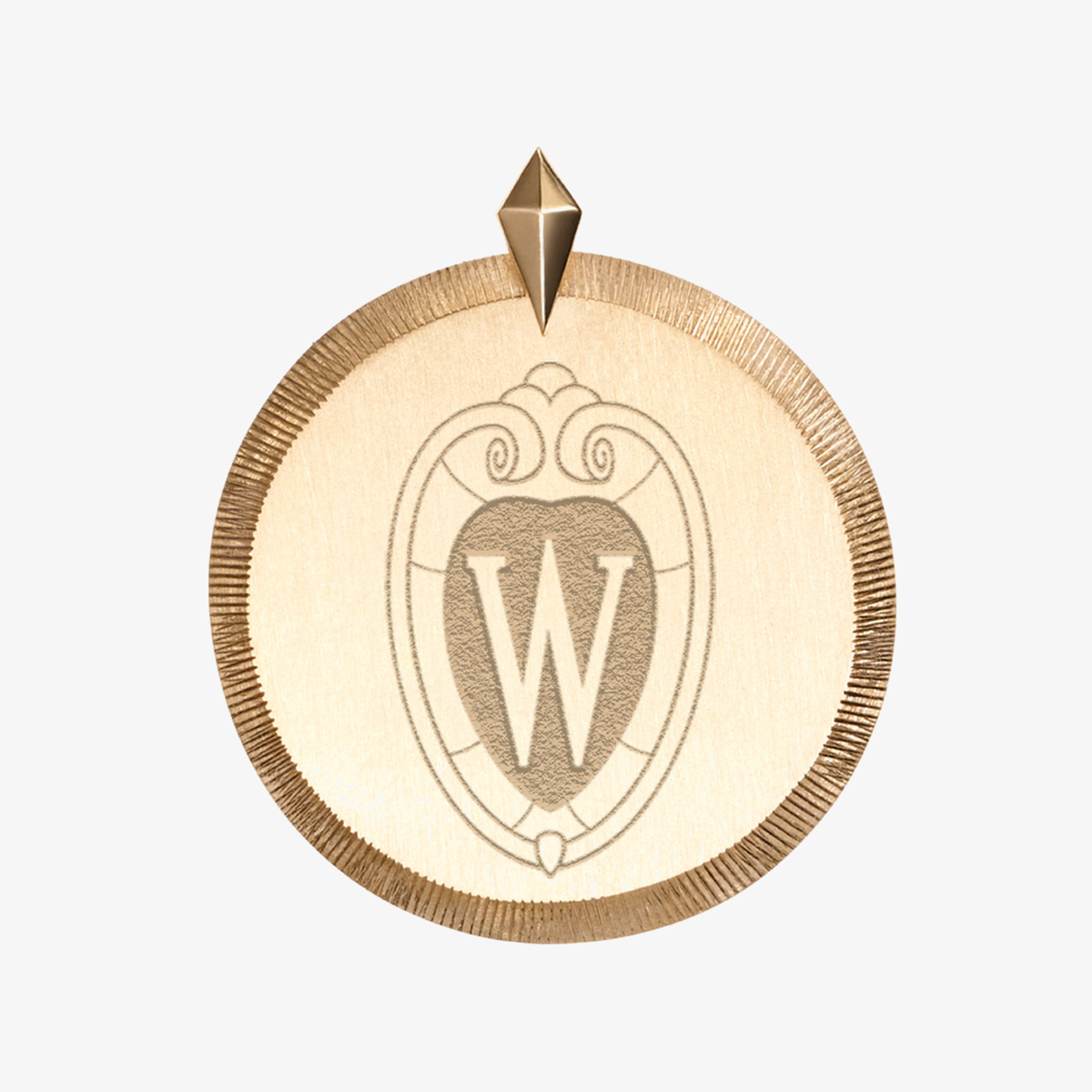 Wisconsin Florentine Pendant