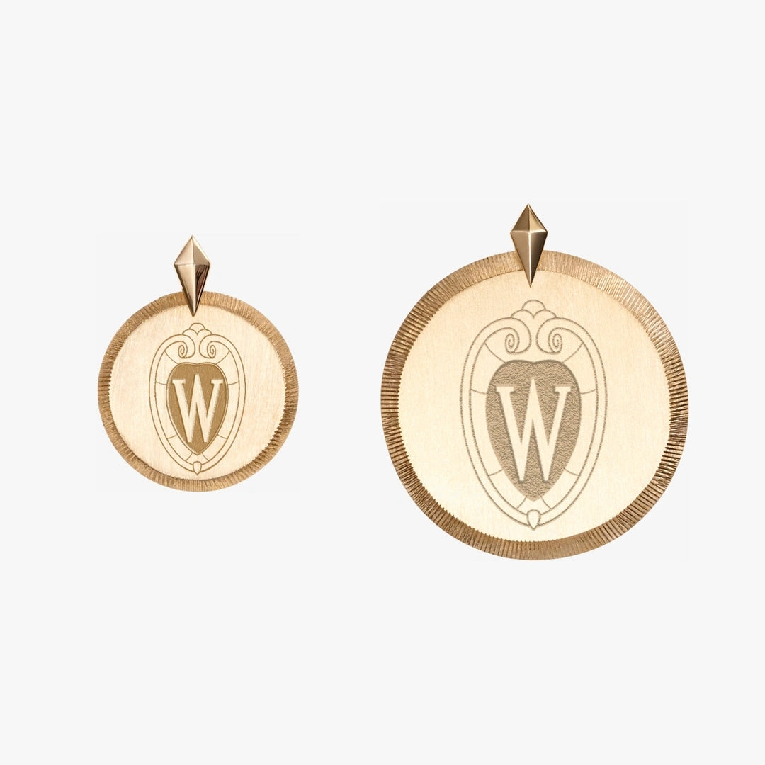 Wisconsin Florentine Pendant