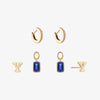 Yale Logo Florentine Earring Bundle