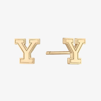 Yale Logo Stud Earrings
