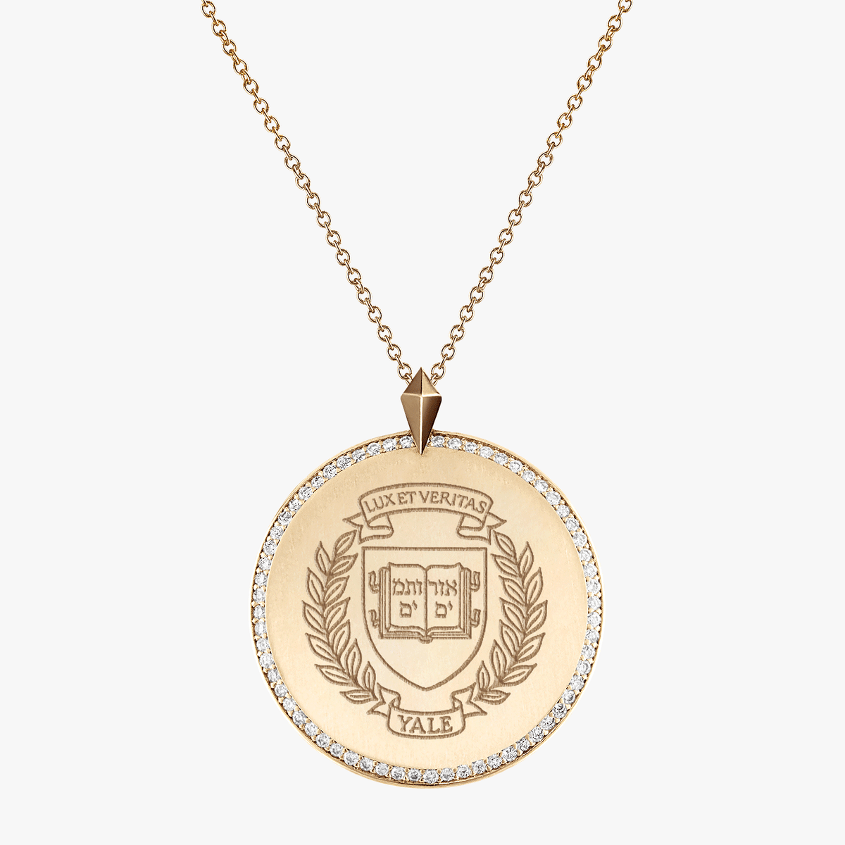 Yale Diamond Florentine Pendant