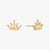 Zeta Tau Alpha Crown Stud Earrings