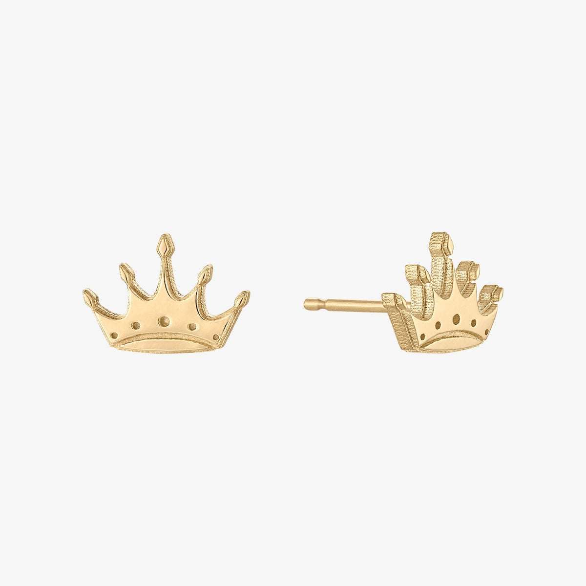 Zeta Tau Alpha Crown Stud Earrings