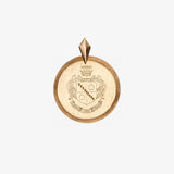 Zeta Tau Alpha Florentine Pendant Petite