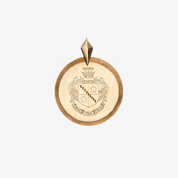Zeta Tau Alpha Florentine Pendant Petite